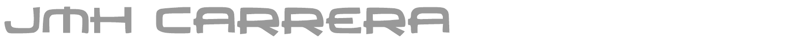 JMH Carrera font preview